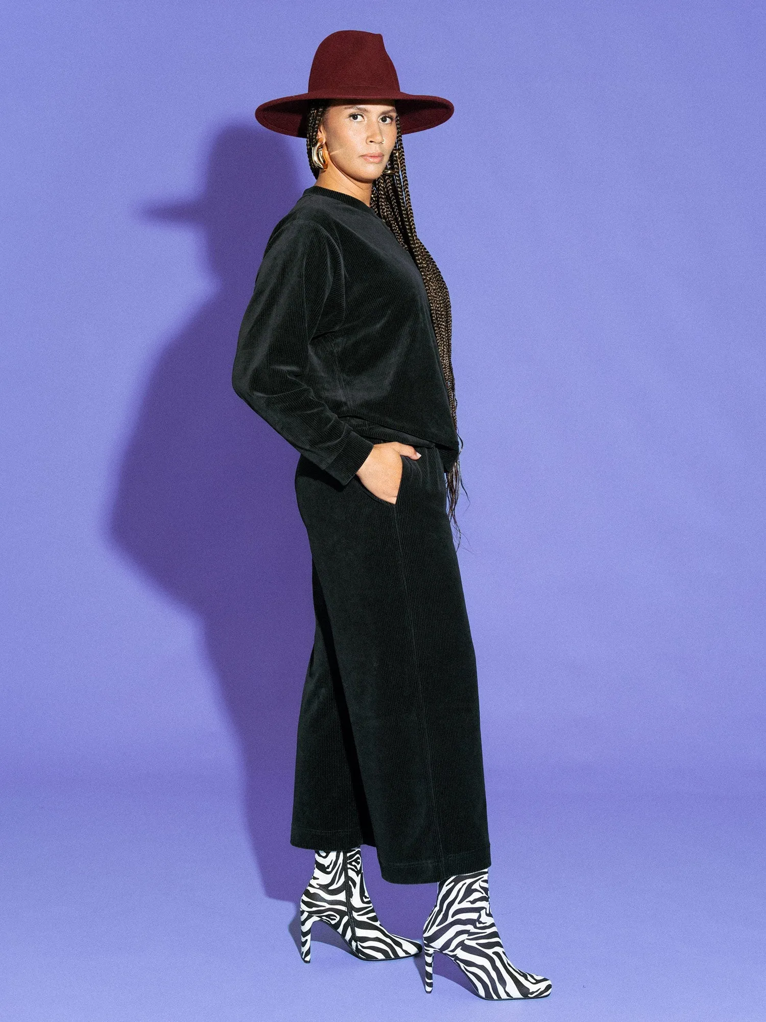 Abbie Sweater Corduroy Black sold by Ivalo.com product image thumbnail 2