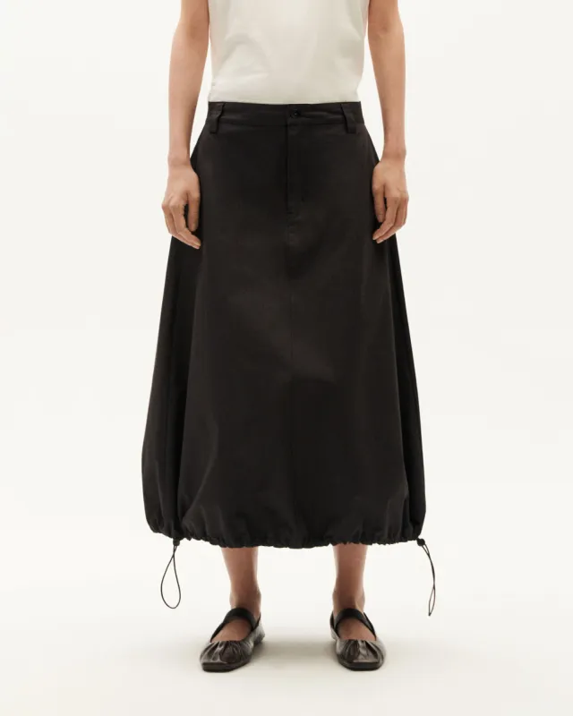 Etel Skirt Black made by Thinking Mu