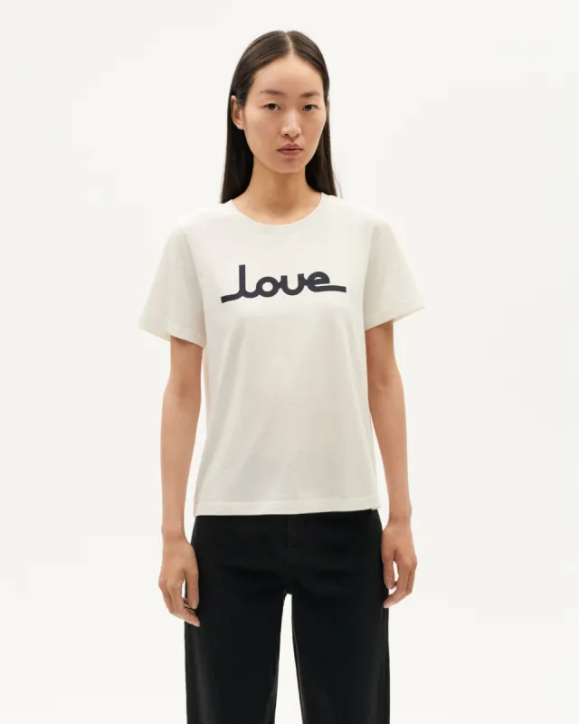 Love Ida T-Shirt White sold by Ivalo.com