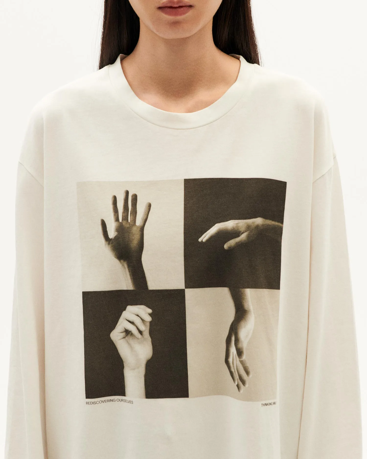 Emily Hands Longsleeve T-Shirt White sold by Ivalo.com product image thumbnail 3