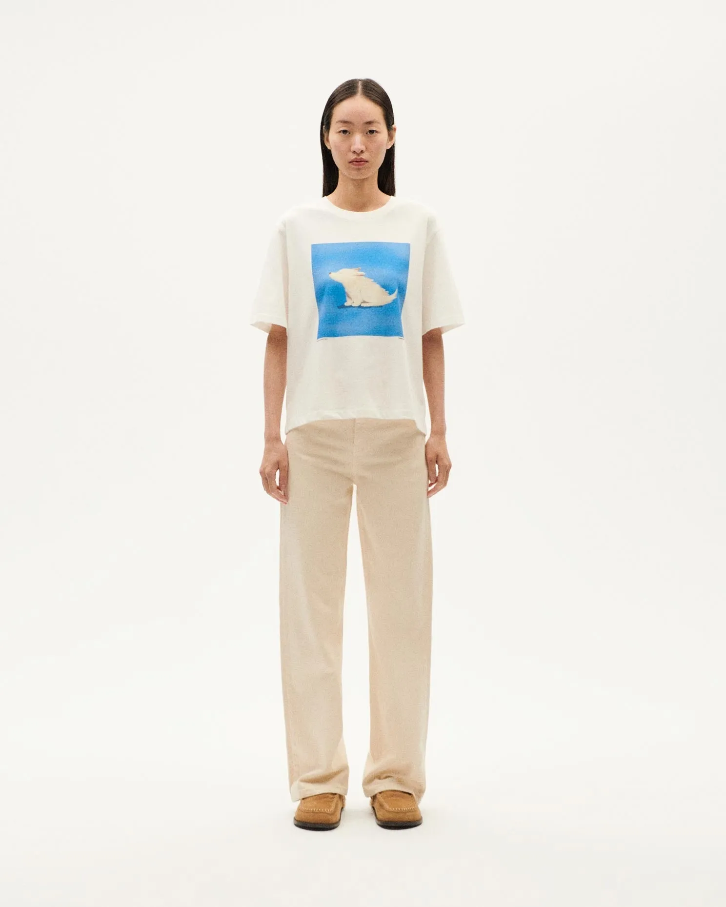 Lucia White Animals T-Shirt sold by Ivalo.com product image thumbnail 2