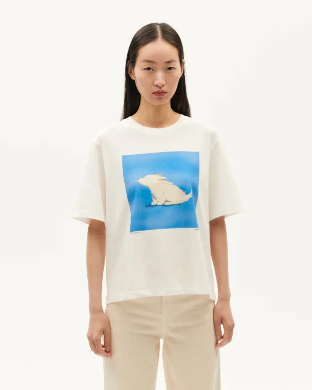 Lucia White Animals T-Shirt sold by Ivalo.com