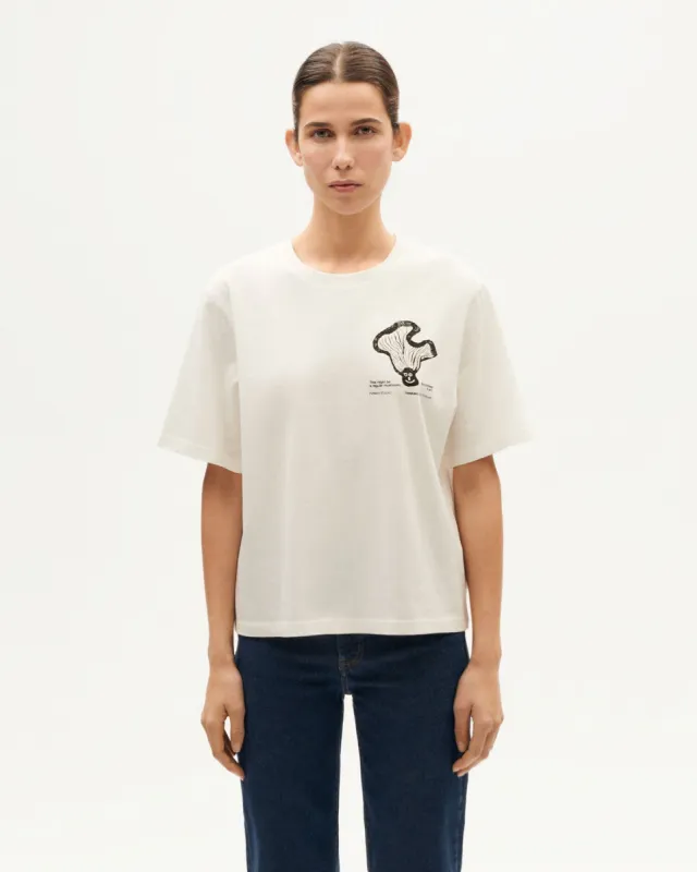 Lucia White Funghi T-Shirt sold by Ivalo.com