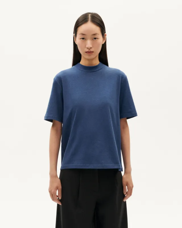 Aidin Thick Hemp T-Shirt Dark Blue sold by Ivalo.com