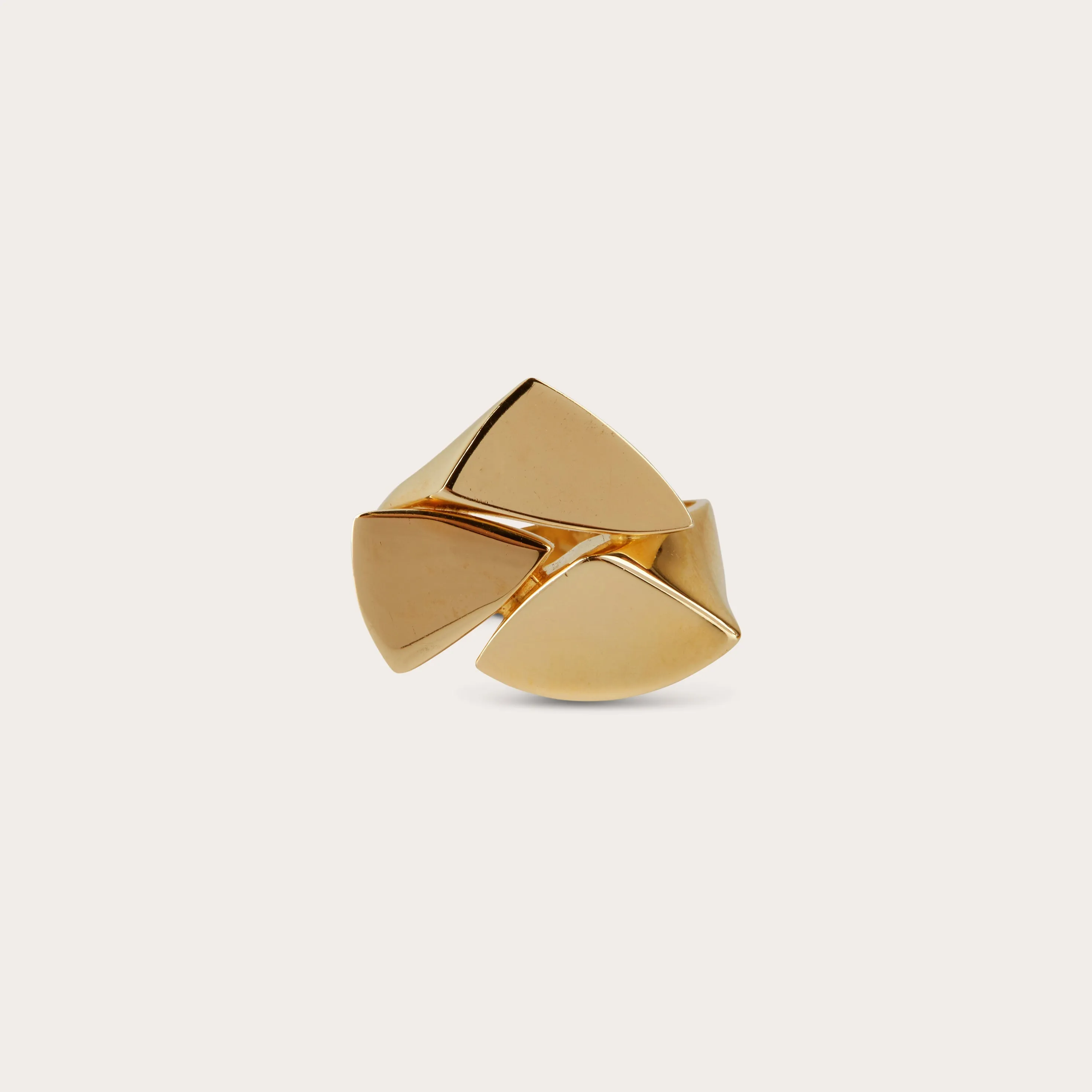 Triangle Ring 14ct Gold sold by Ivalo.com