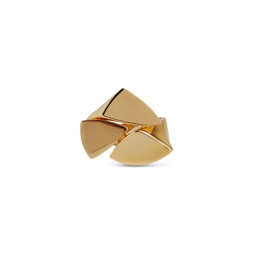 Triangle Ring 14ct Gold sold by Ivalo.com product image thumbnail 5