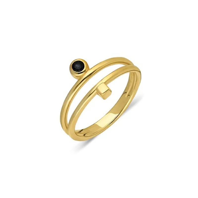 Toni Ring Onyx sold by Ivalo.com