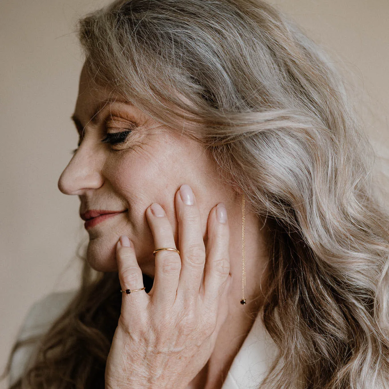 Asya Garnet Earrings sold by Ivalo.com product image thumbnail 2