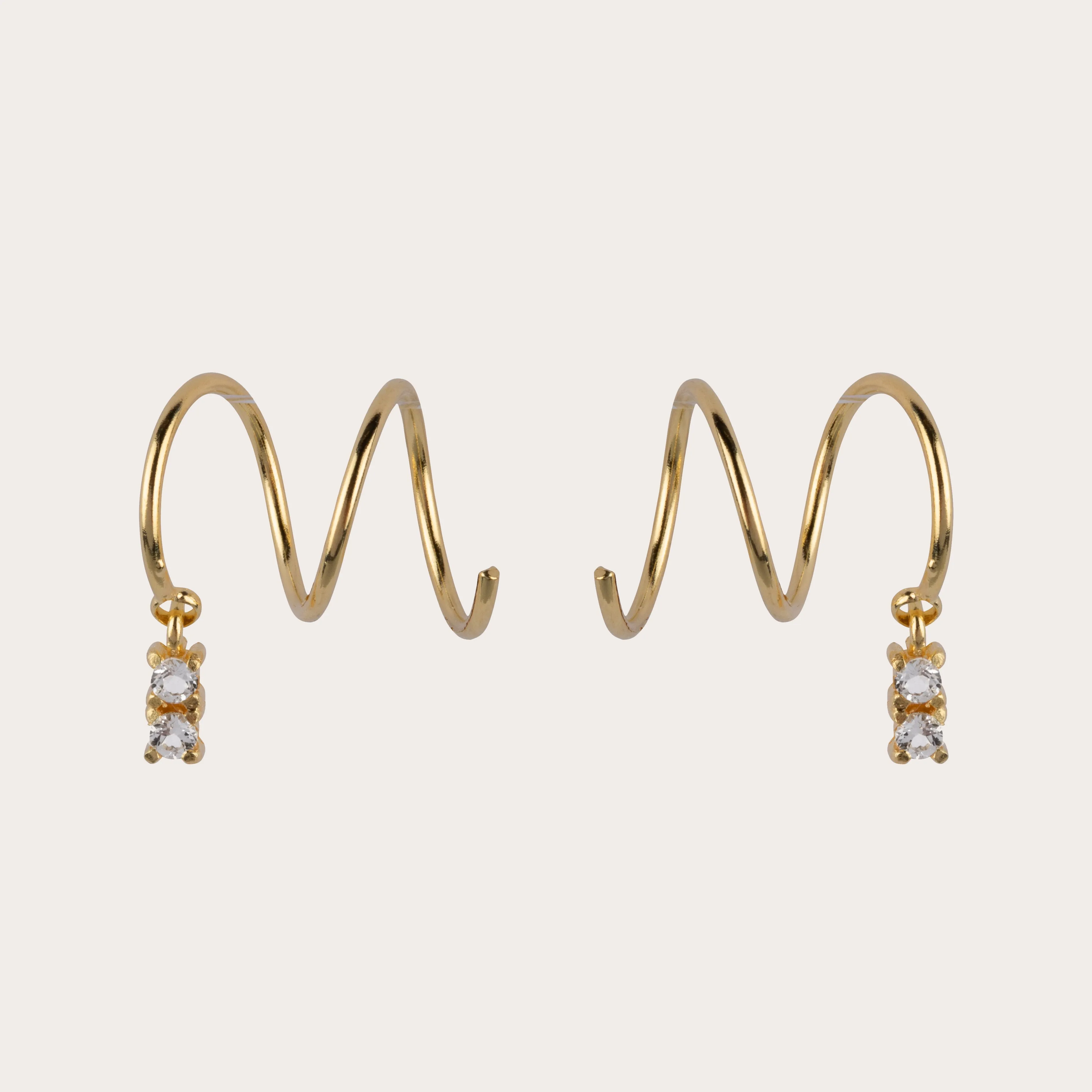 Rumi White Topaas Earrings sold by Ivalo.com