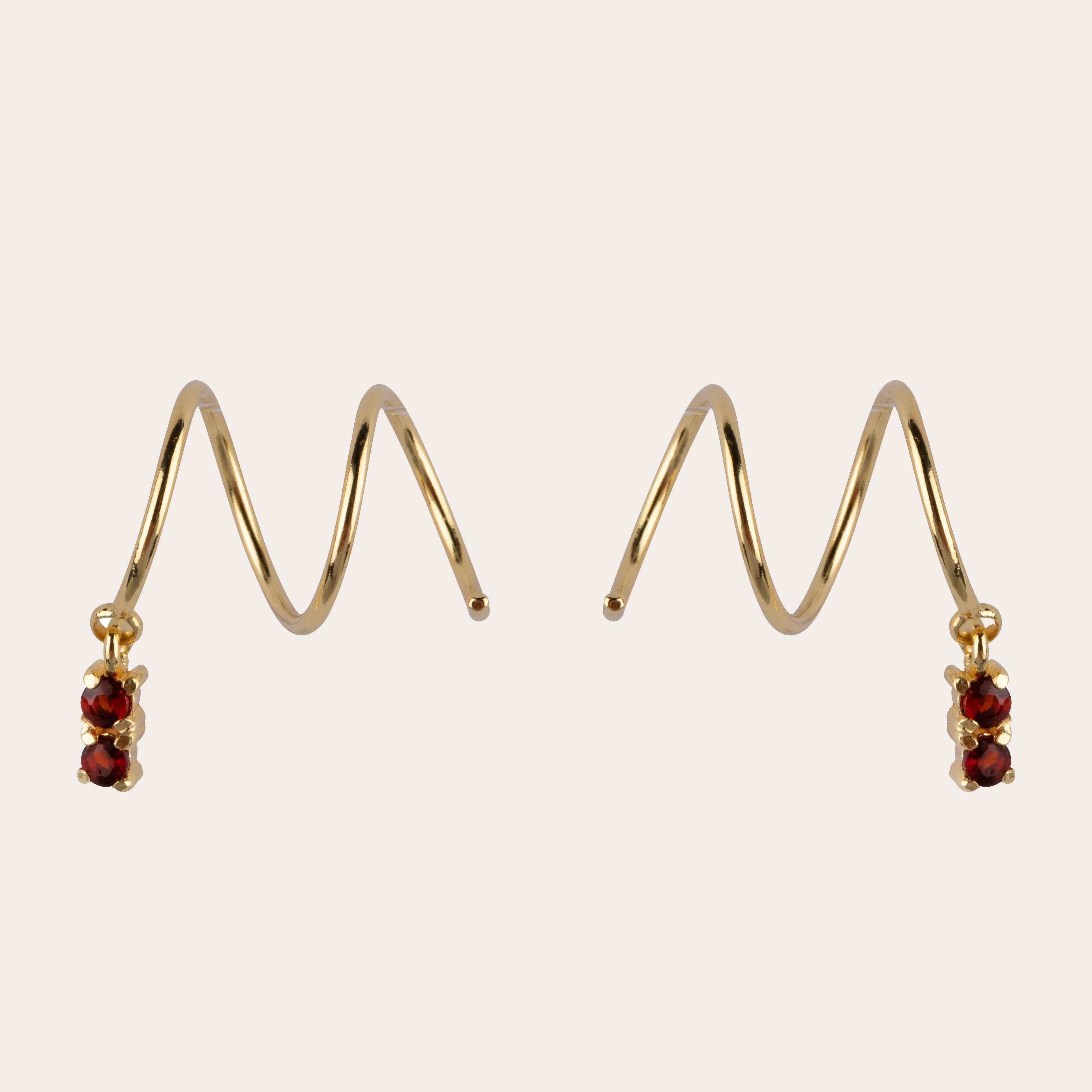 Rumi Garnet Earrings sold by Ivalo.com