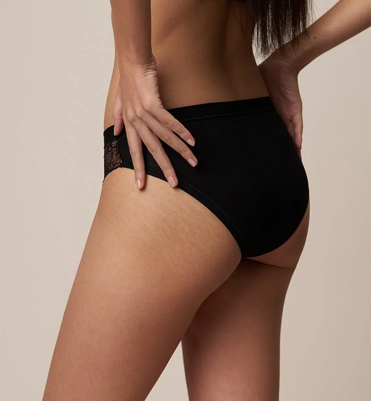 Briefs Natural Fabric Eco Lace Black - 3 Pack sold by Ivalo.com product image thumbnail 2