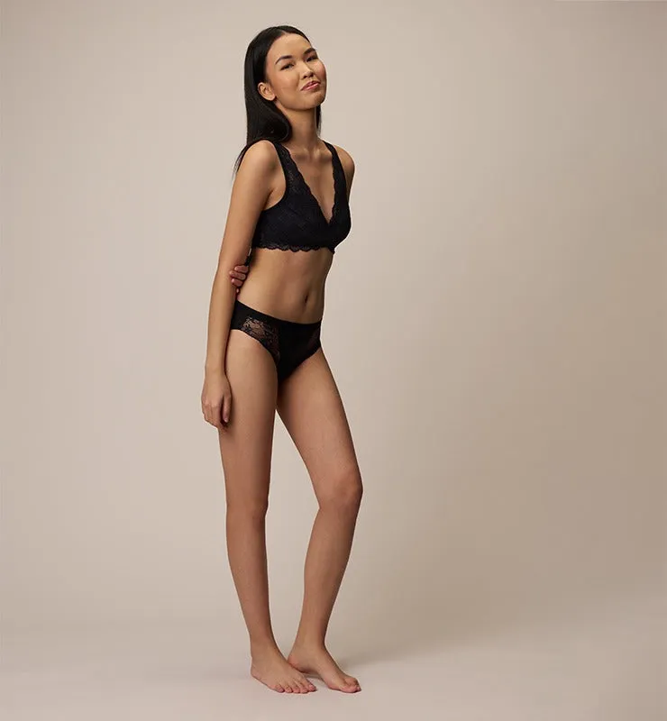 Briefs Natural Fabric Eco Lace Black - 3 Pack sold by Ivalo.com product image thumbnail 3