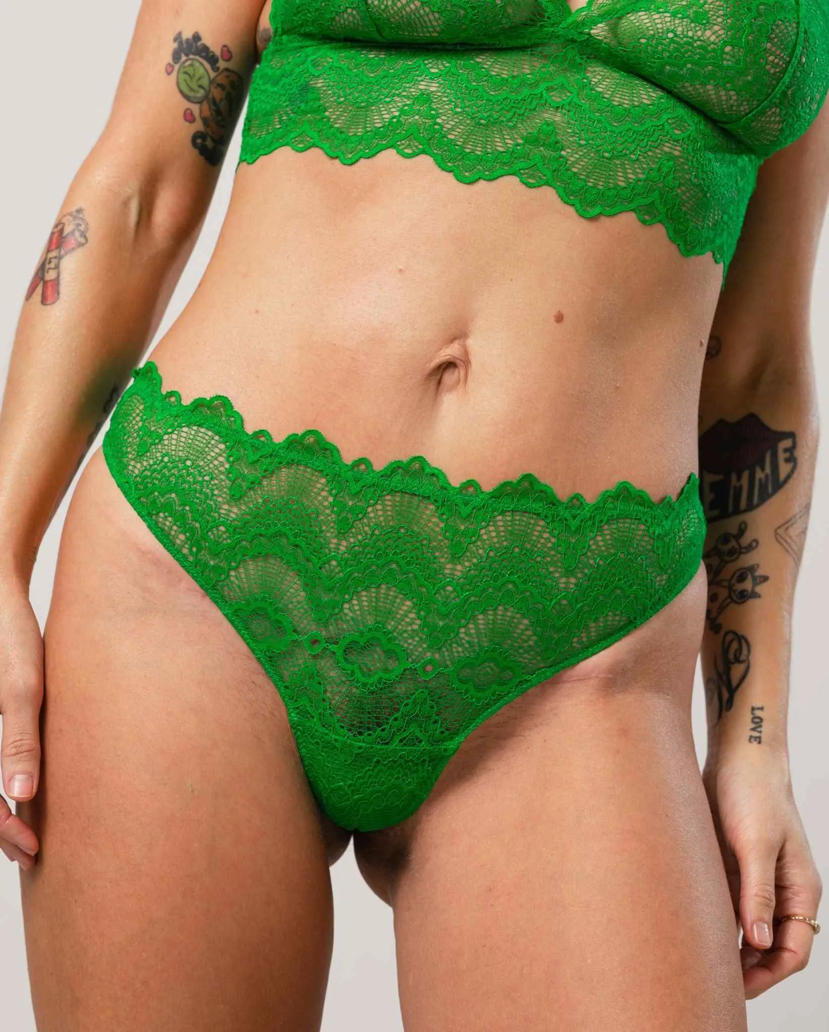 Lace Thong Green Ivy sold by Ivalo.com product image thumbnail 3