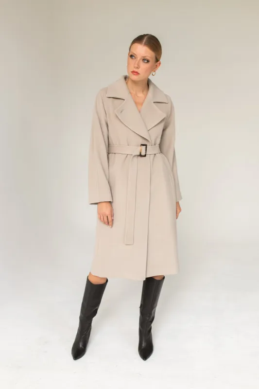 Classic Cashmere Coat Beige sold by Ivalo.com