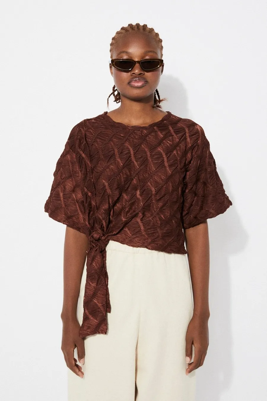 Cadi Top Brown sold by Ivalo.com