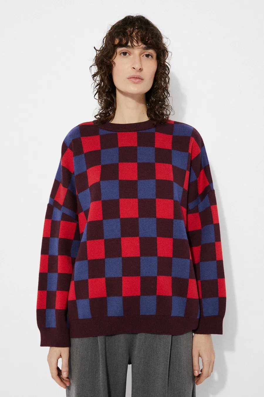 Freser Checkered Sweater sold by Ivalo.com