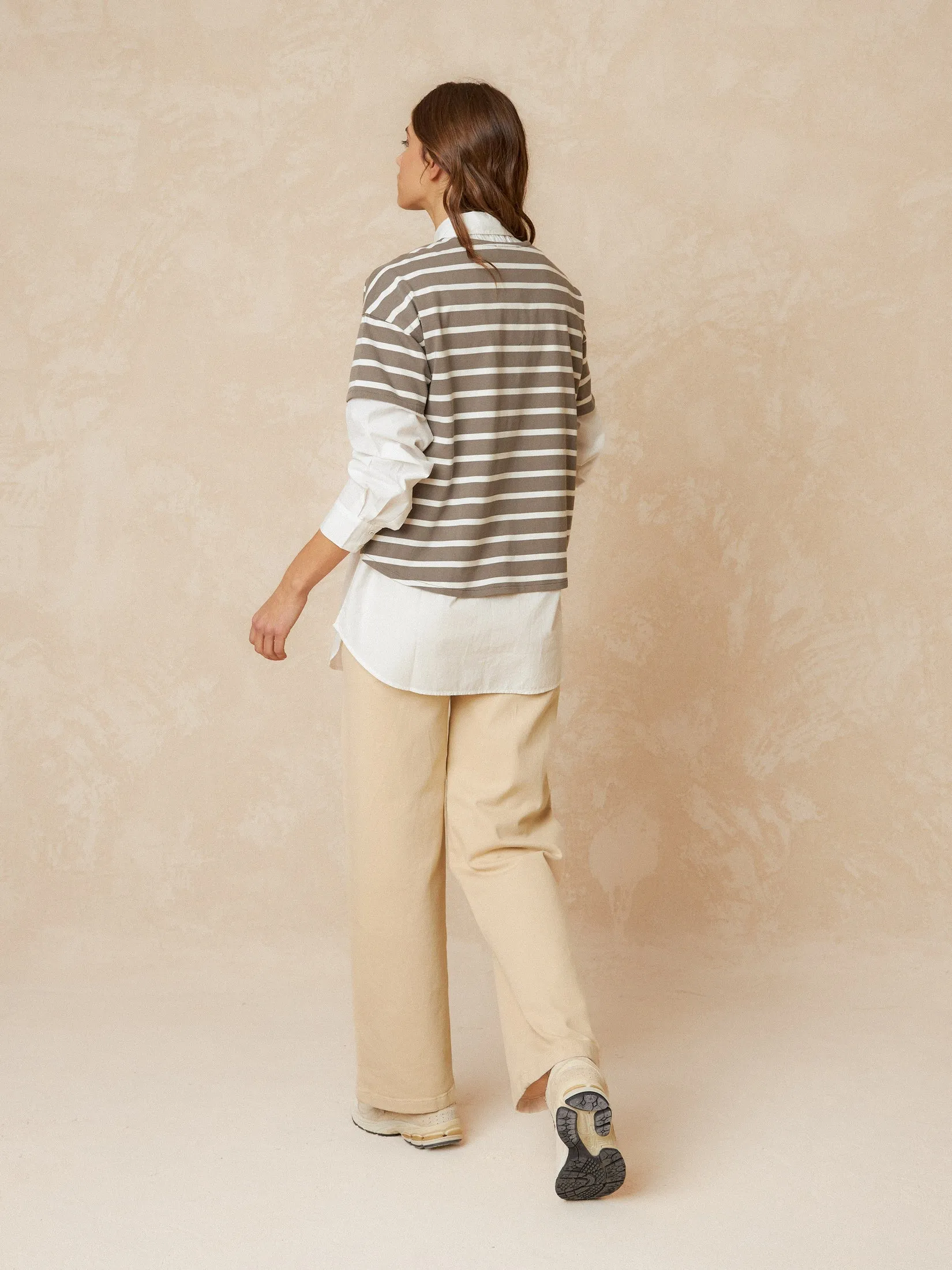 Striped T-Shirt Grey sold by Ivalo.com product image thumbnail 2