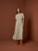 Maxi Dress Viscose Chiffon Beige sold by Ivalo.com