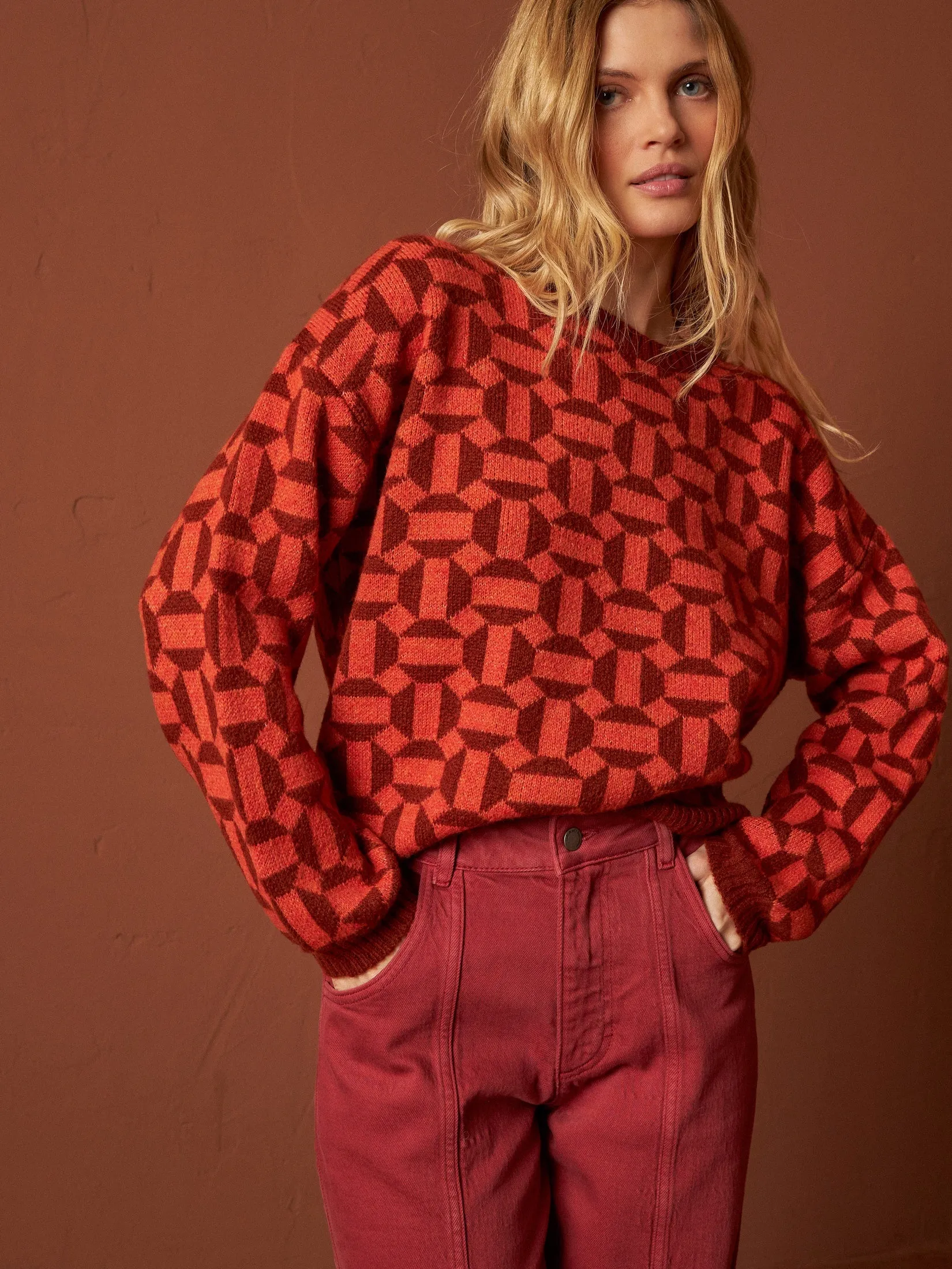 Geometric Jacquard Knit sold by Ivalo.com product image thumbnail 2