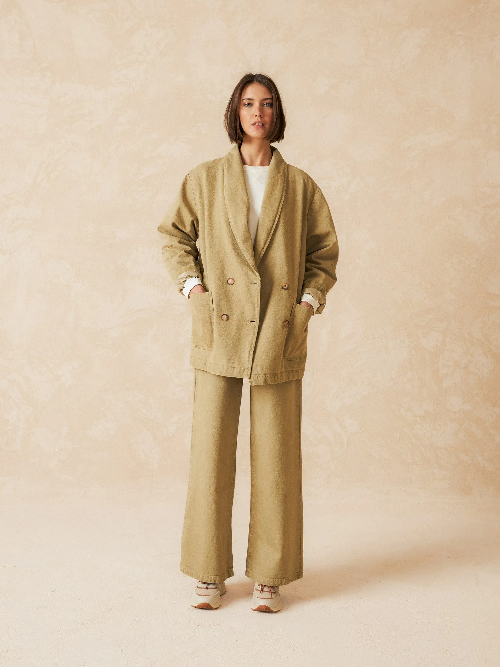 Oversized Coat Green sold by Ivalo.com product image thumbnail 3