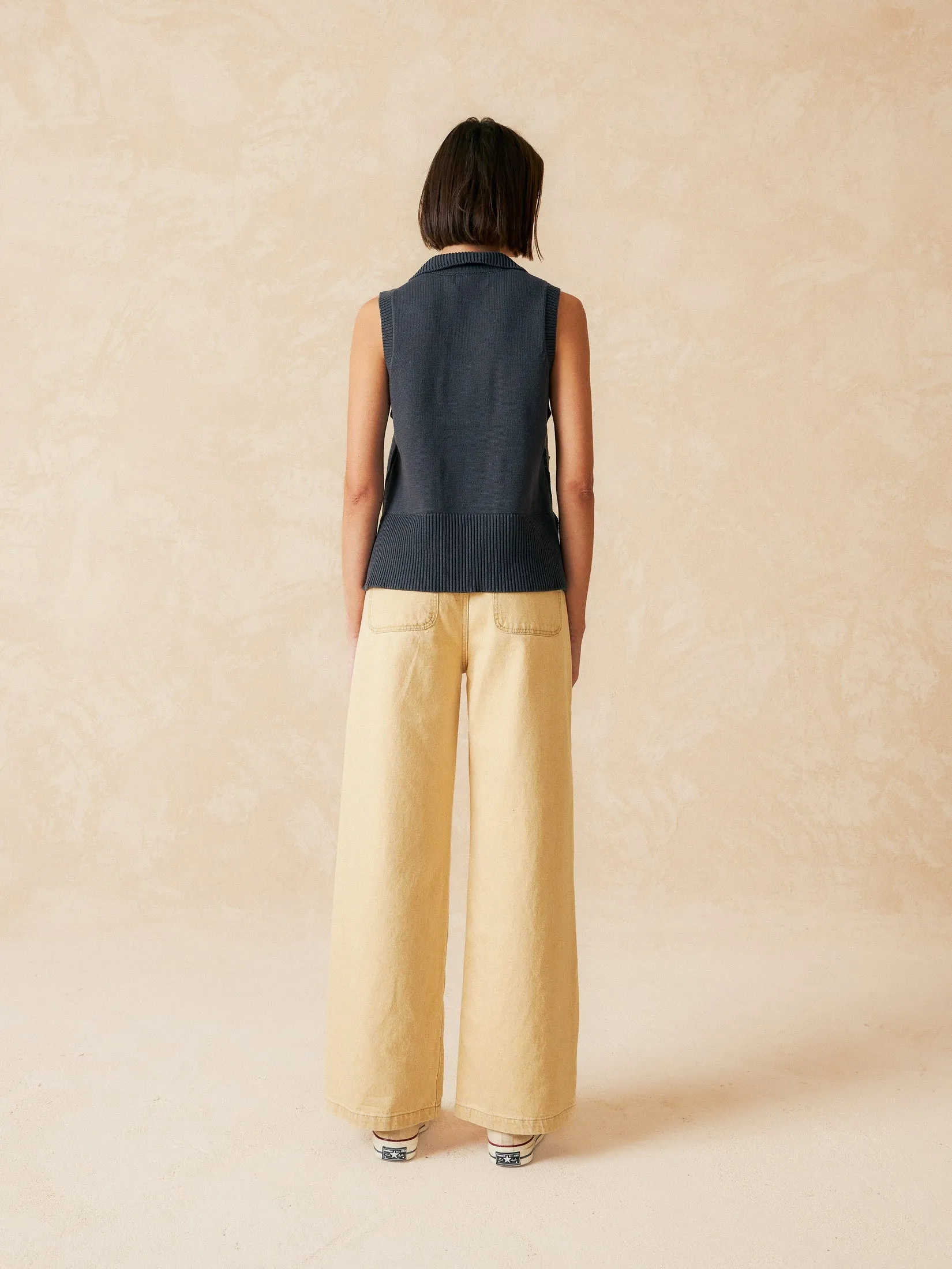 Polo Collar Vest Blue sold by Ivalo.com product image thumbnail 3