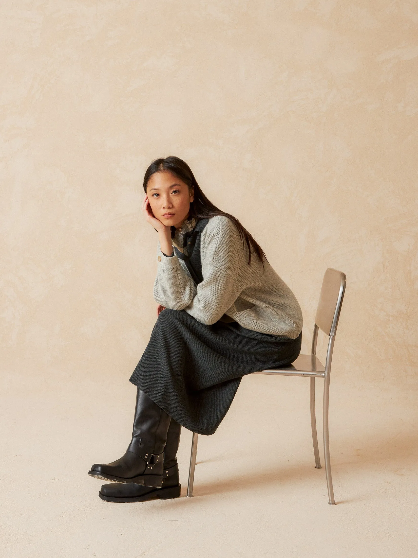 Cross Knit Jacket Grey sold by Ivalo.com product image thumbnail 3