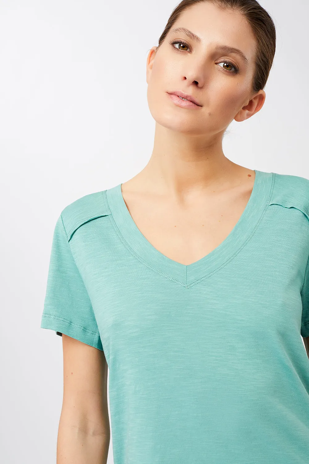 The New V-Neck Shirt Seafoam sold by Ivalo.com product image thumbnail 3