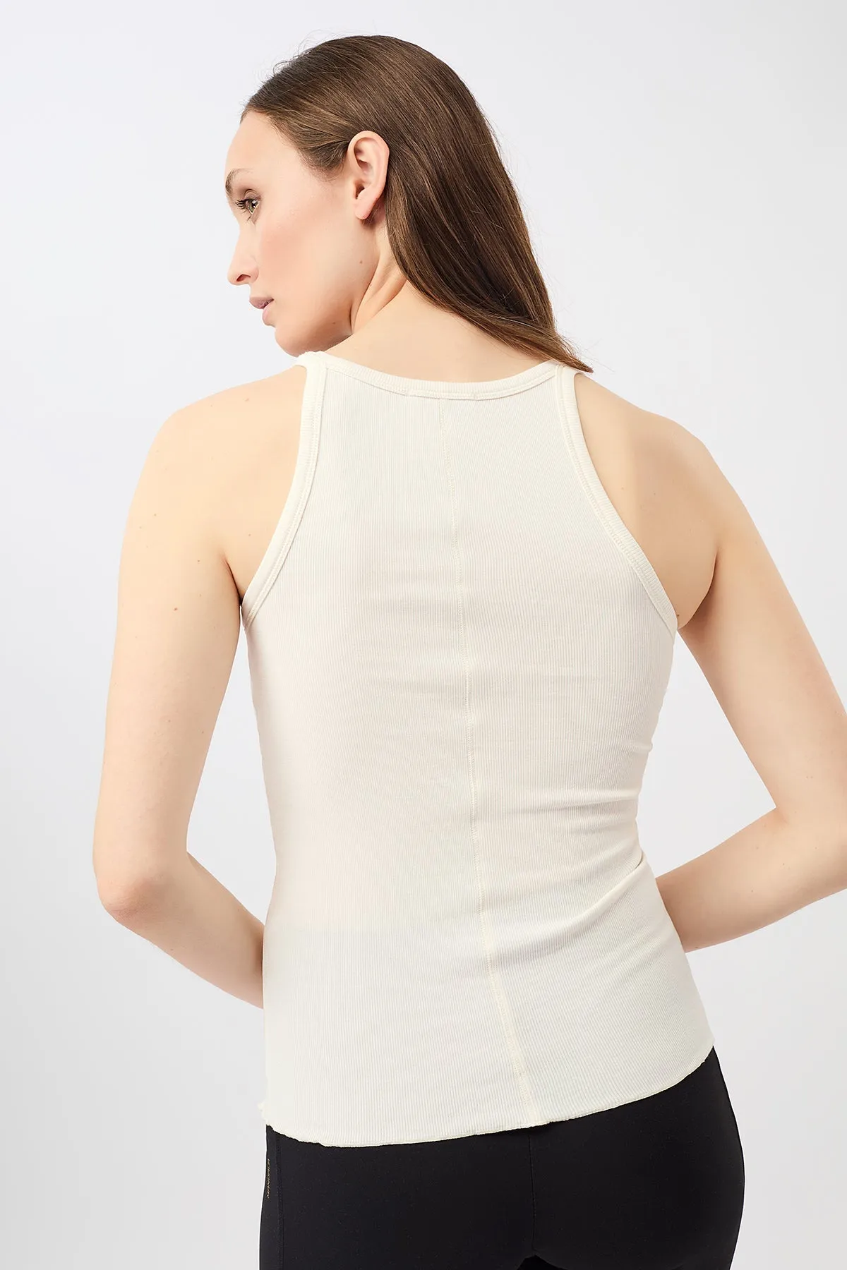 Ribbed Tank Top White sold by Ivalo.com product image thumbnail 3