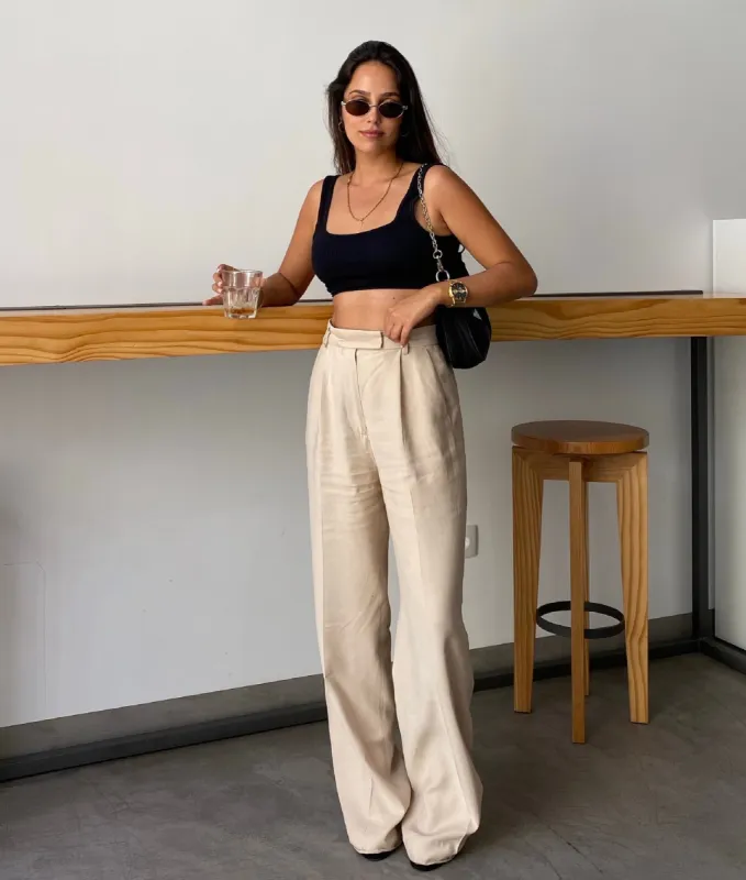 Jagger Tailored Trousers Beige sold by Ivalo.com