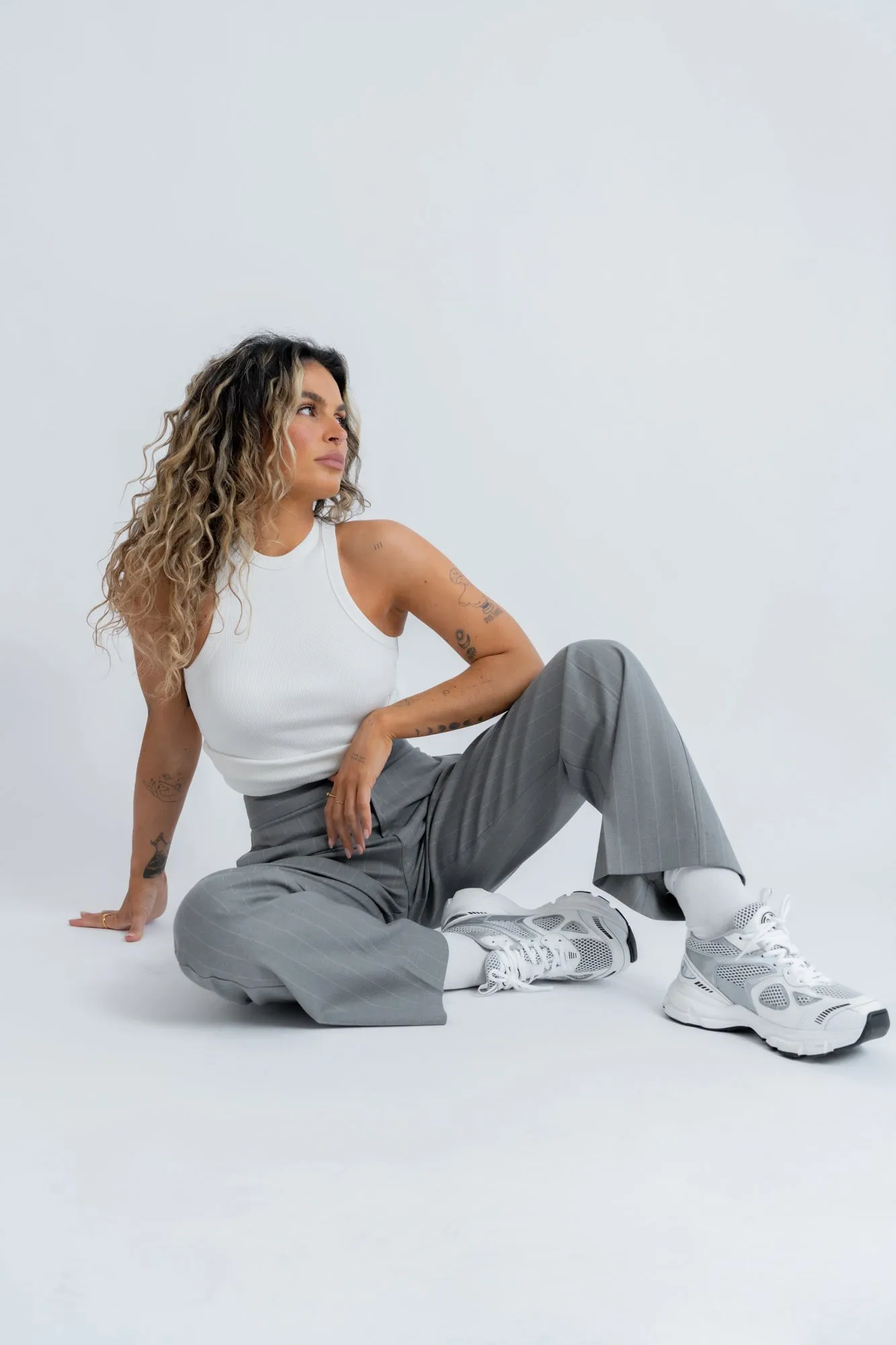 Frankie Pinstripe Trousers Grey sold by Ivalo.com product image thumbnail 5