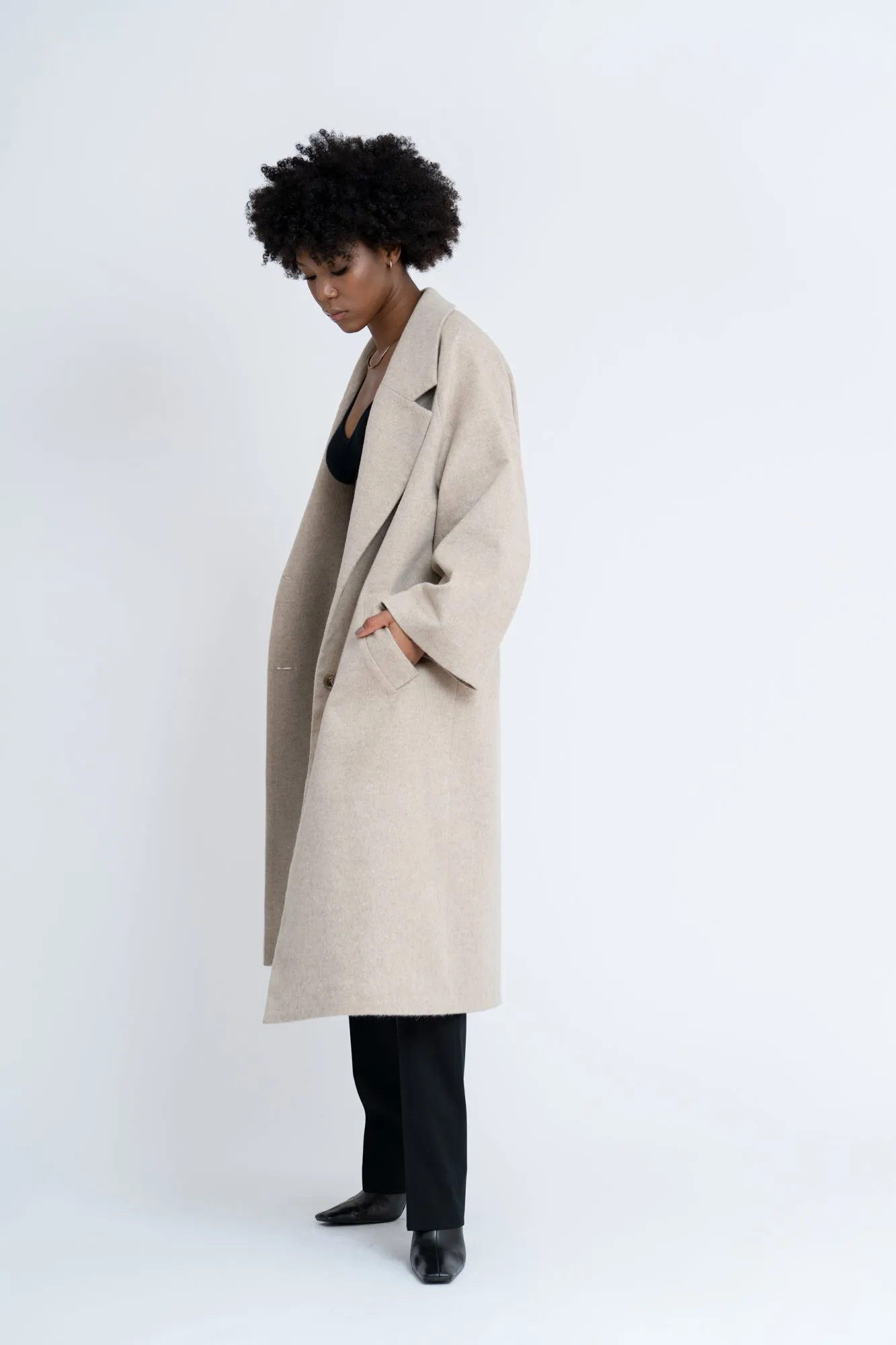 Eternal Wool Overcoat Oat sold by Ivalo.com product image thumbnail 2