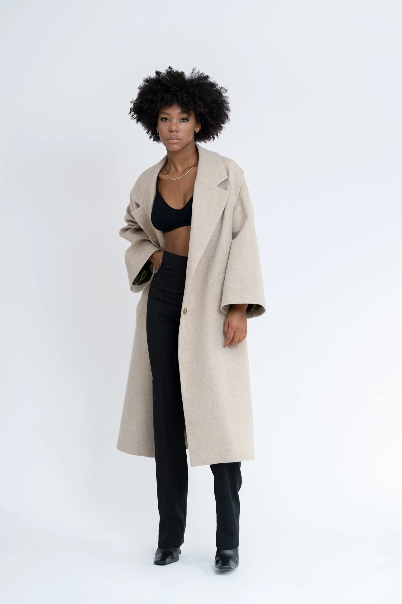 Eternal Wool Overcoat Oat sold by Ivalo.com product image thumbnail 3