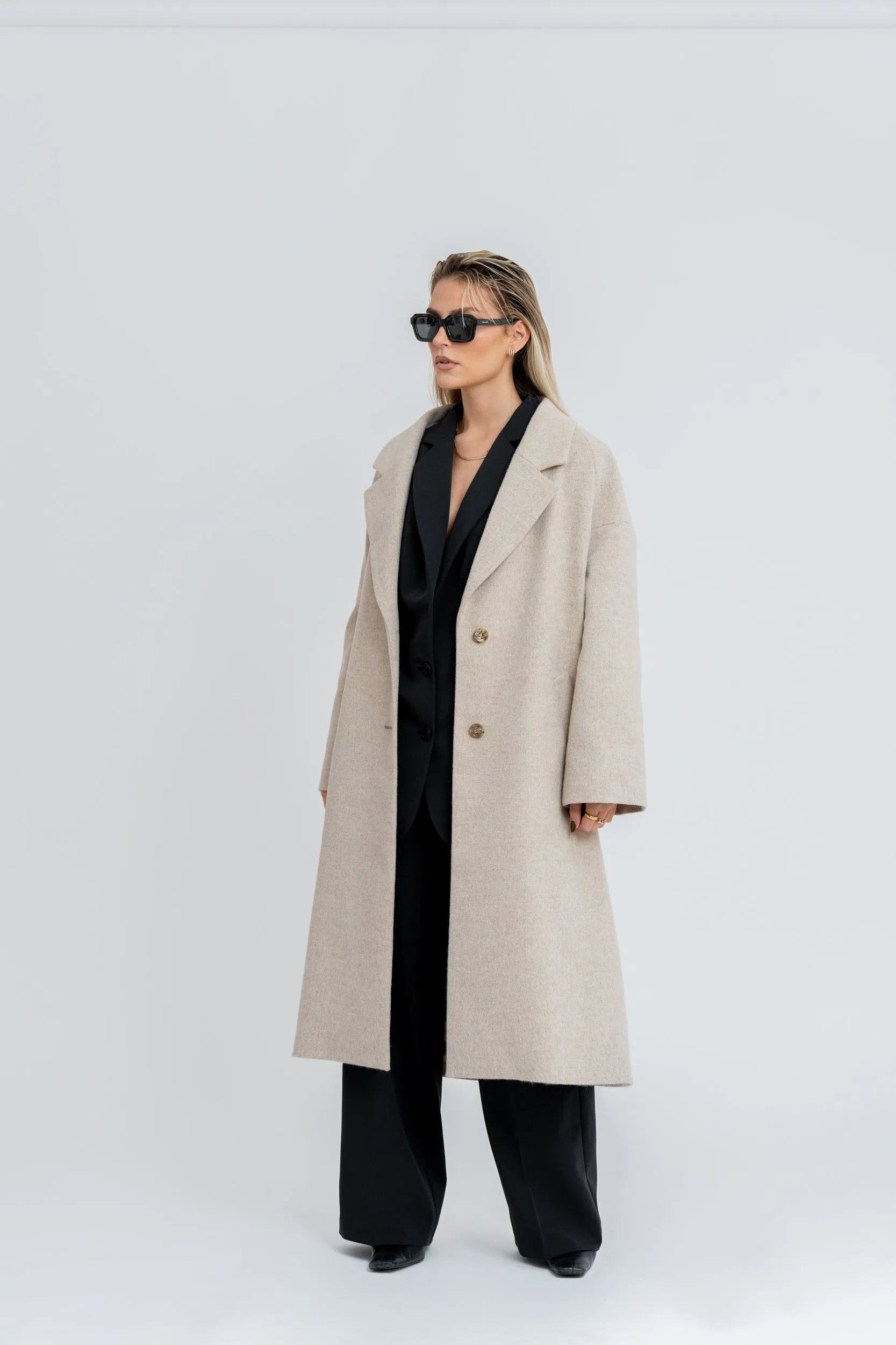 Eternal Wool Overcoat Oat sold by Ivalo.com