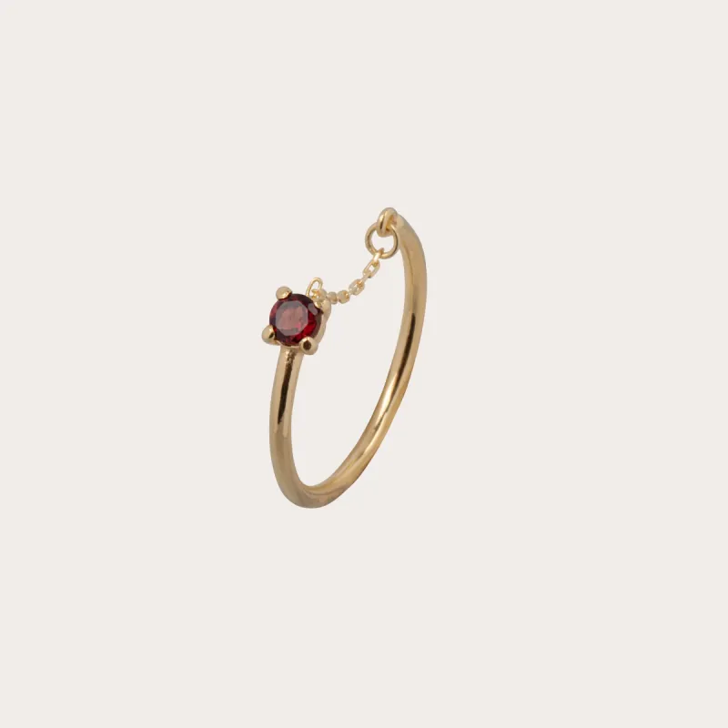 Ella Garnet Ring sold by Ivalo.com