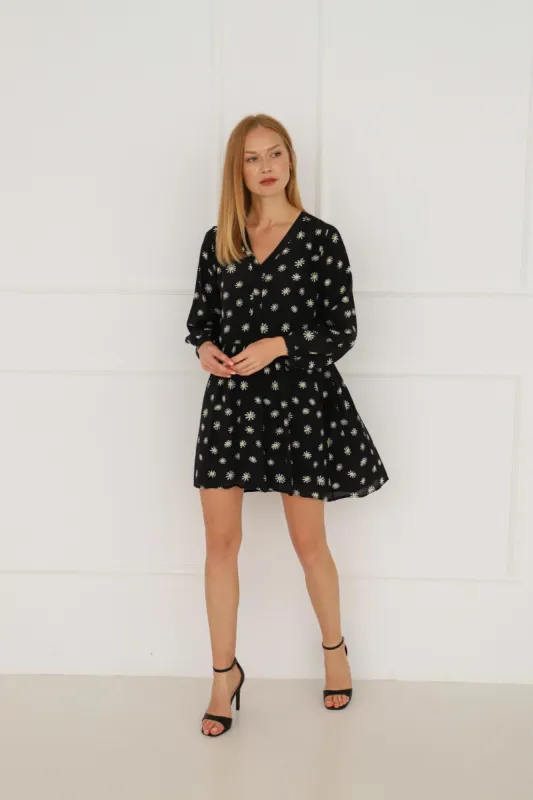 Daisy Silk Dress Black sold by Ivalo.com