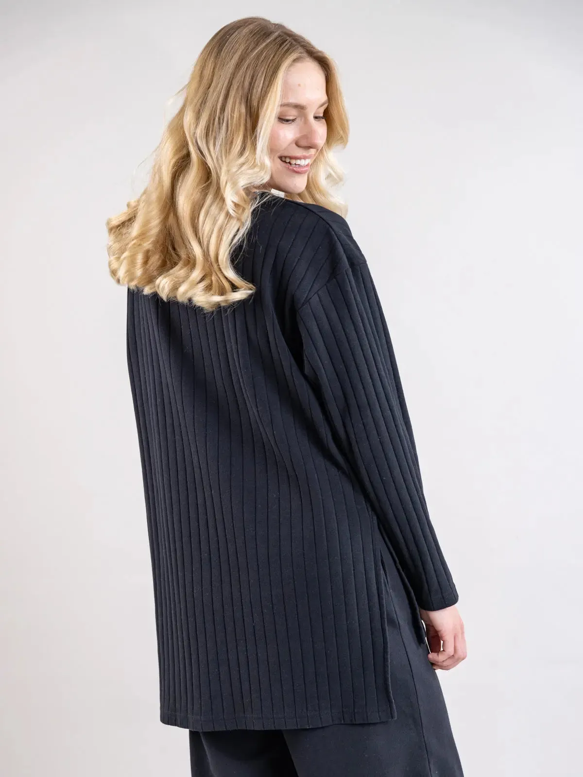 Olos Ribbed Shirt Black sold by Ivalo.com product image thumbnail 3