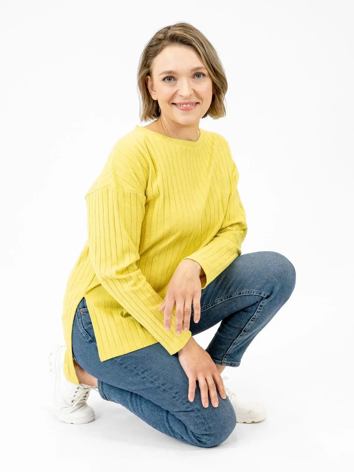 Olos Ribbed Shirt Yellow sold by Ivalo.com product image thumbnail 4