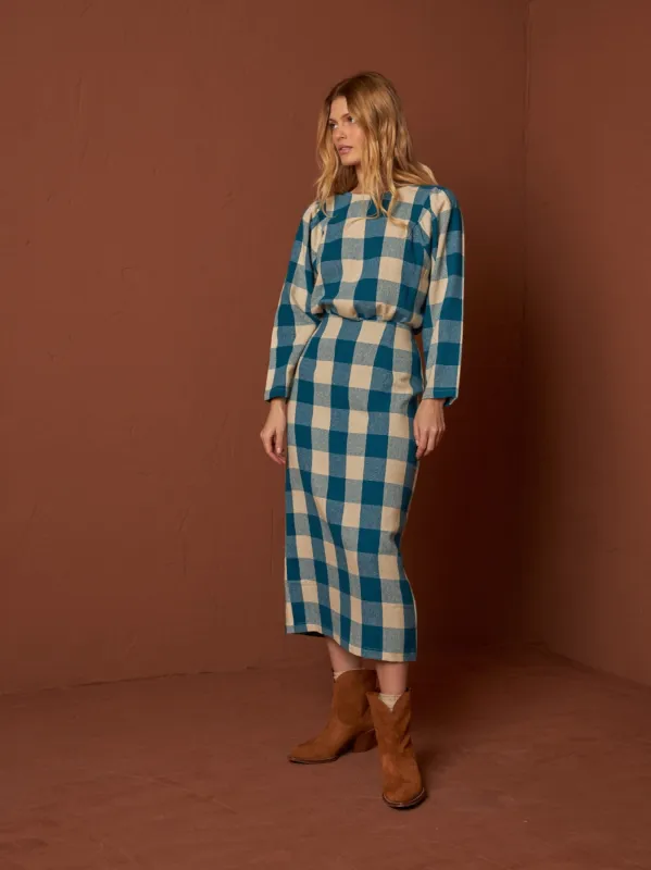 Vichy Check Blouse Blue sold by Ivalo.com
