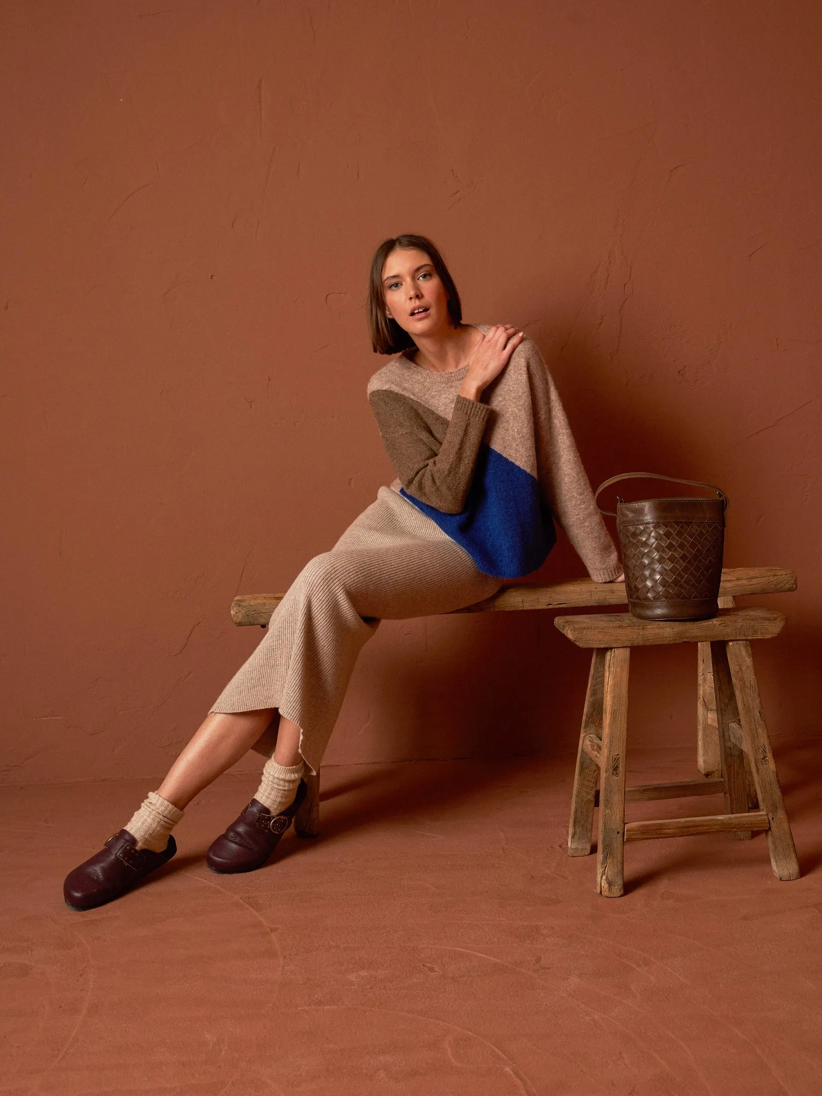 Wool Intarsia Sweater sold by Ivalo.com