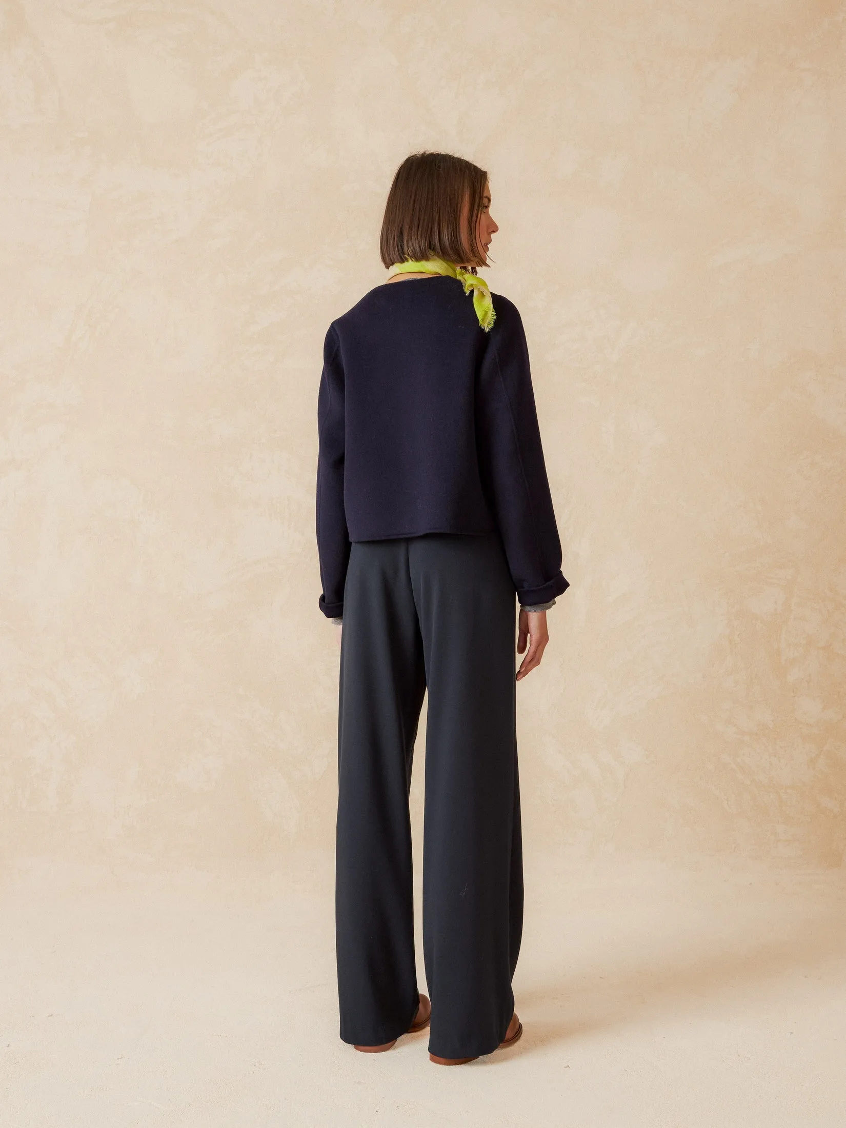 Wool Cloth Coat Blue sold by Ivalo.com