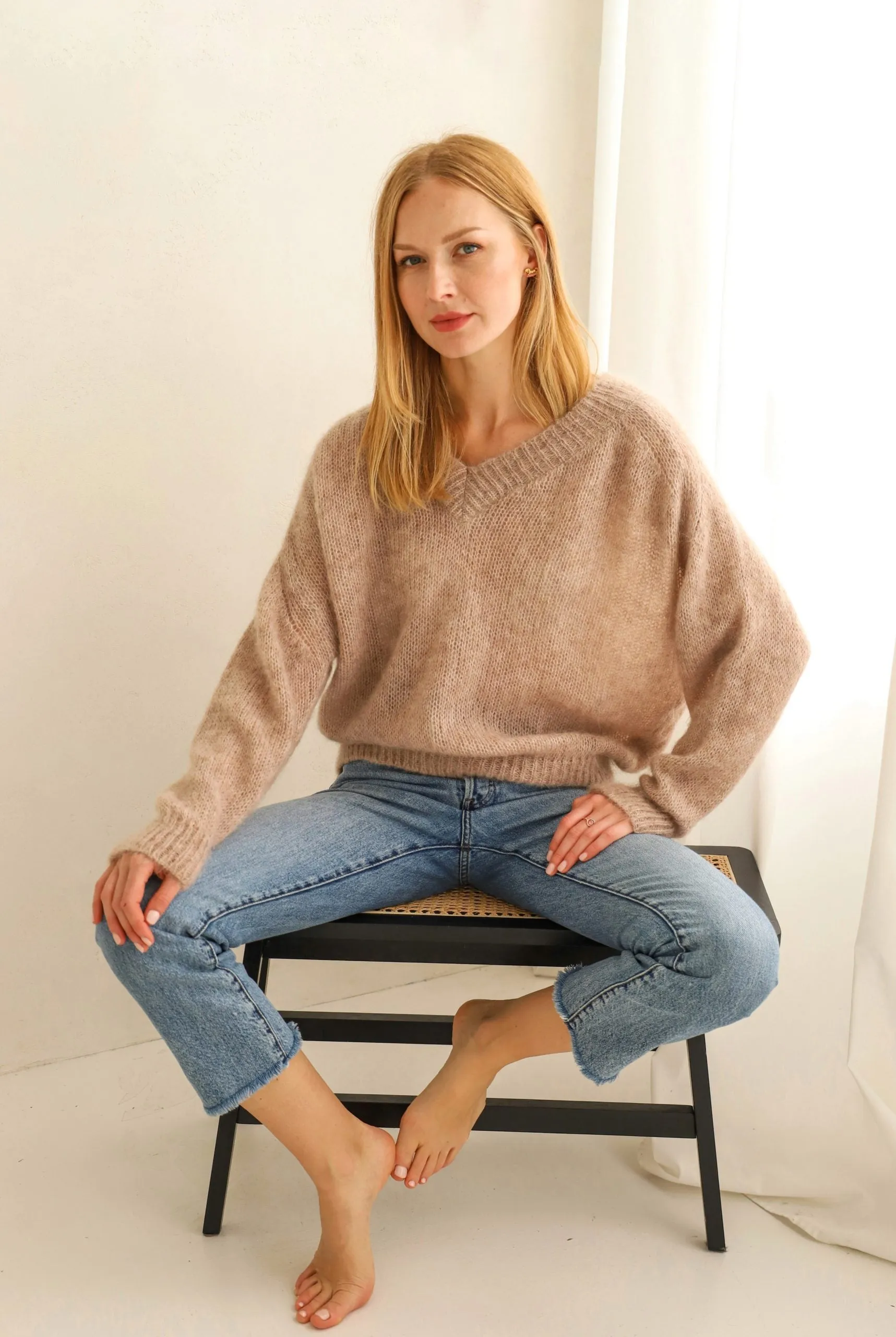 Beige Mohair Sweater sold by Ivalo.com