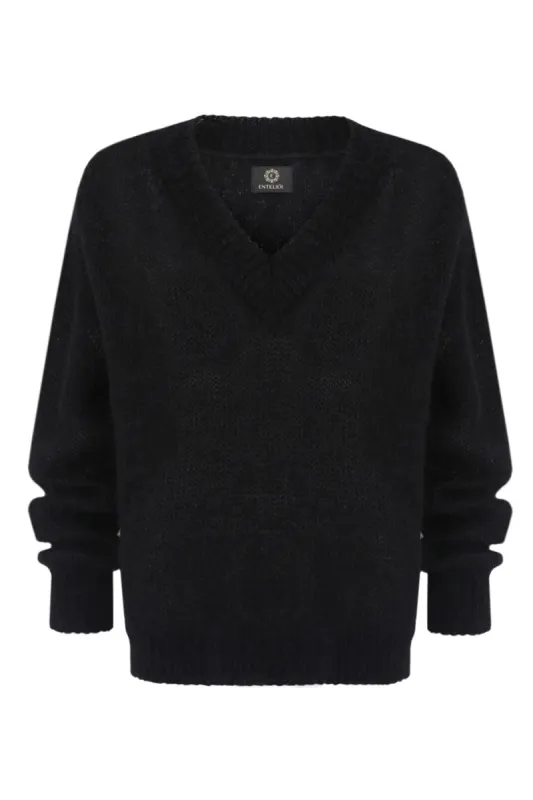 Black Mohair Sweater sold by Ivalo.com
