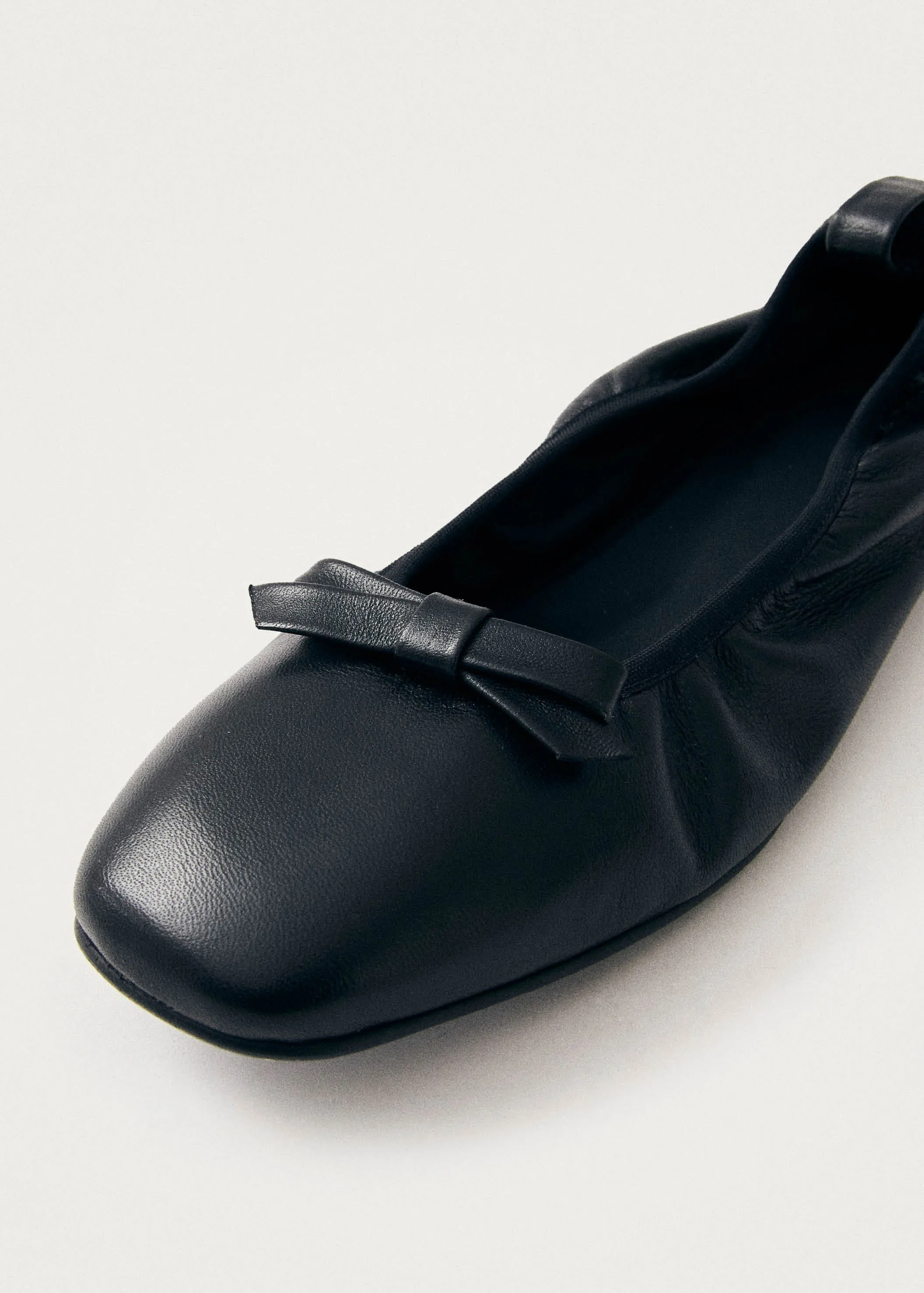 Freya Black Leather Ballet Flats sold by Ivalo.com product image thumbnail 5