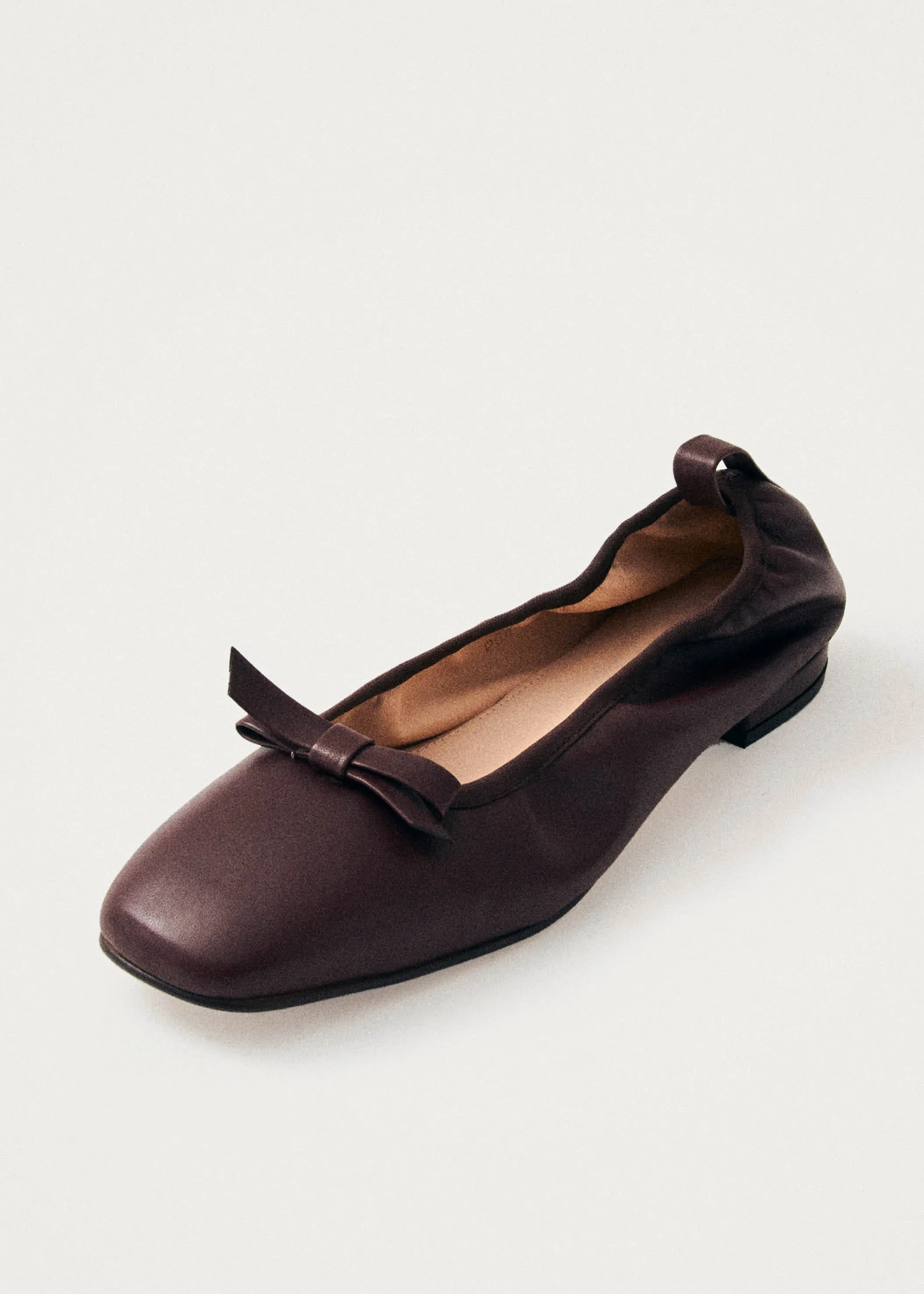 Freya Brown Leather Ballet Flats sold by Ivalo.com product image thumbnail 2