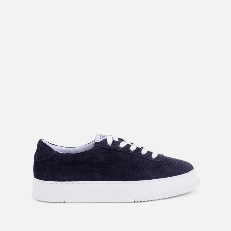 San Pietro 22.7 Corduroy Navy Sneaker sold by Ivalo.com