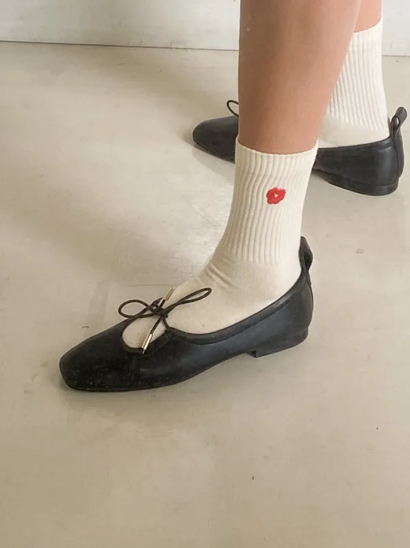 Flower Socks Red sold by Ivalo.com