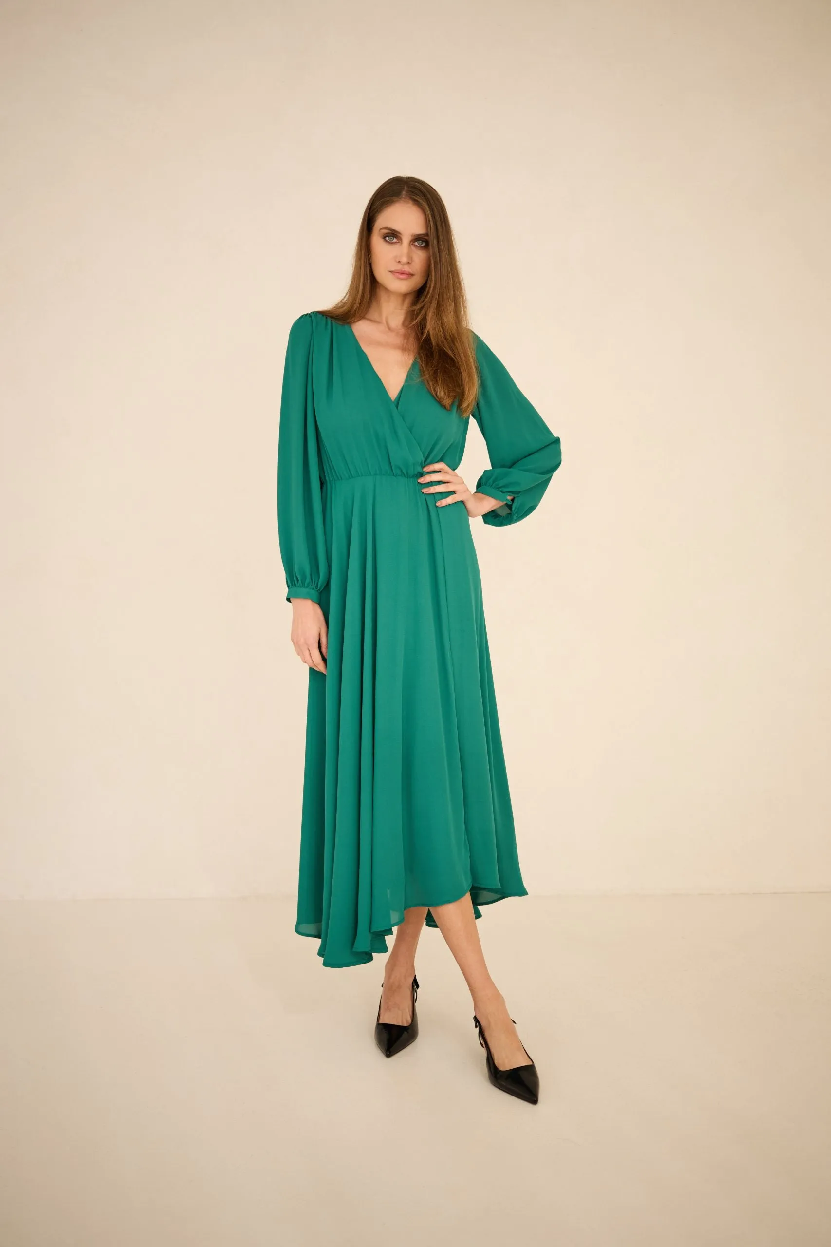 Magnolia Dress Emerald Green sold by Ivalo.com product image thumbnail 2
