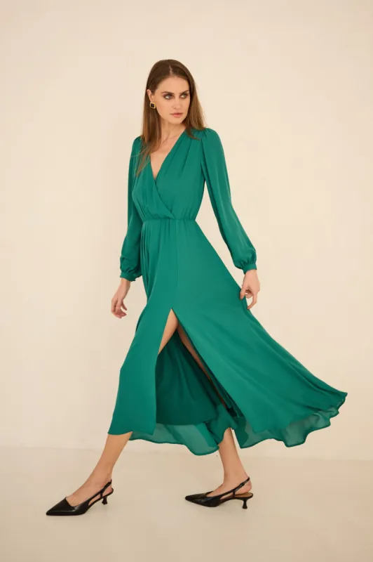 Magnolia Dress Emerald Green sold by Ivalo.com