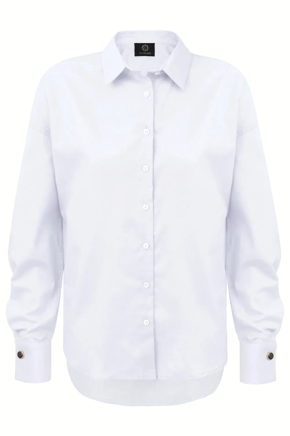 Classic Oversized Shirt White sold by Ivalo.com product image thumbnail 2