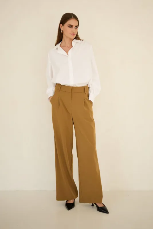 Wide Leg Trousers Beige sold by Ivalo.com